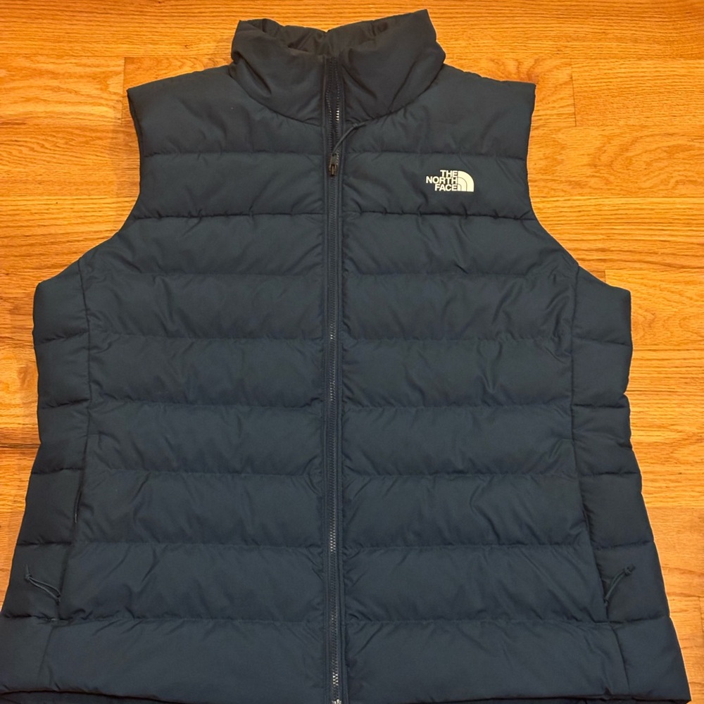 The North Face Blue Puffer Vest